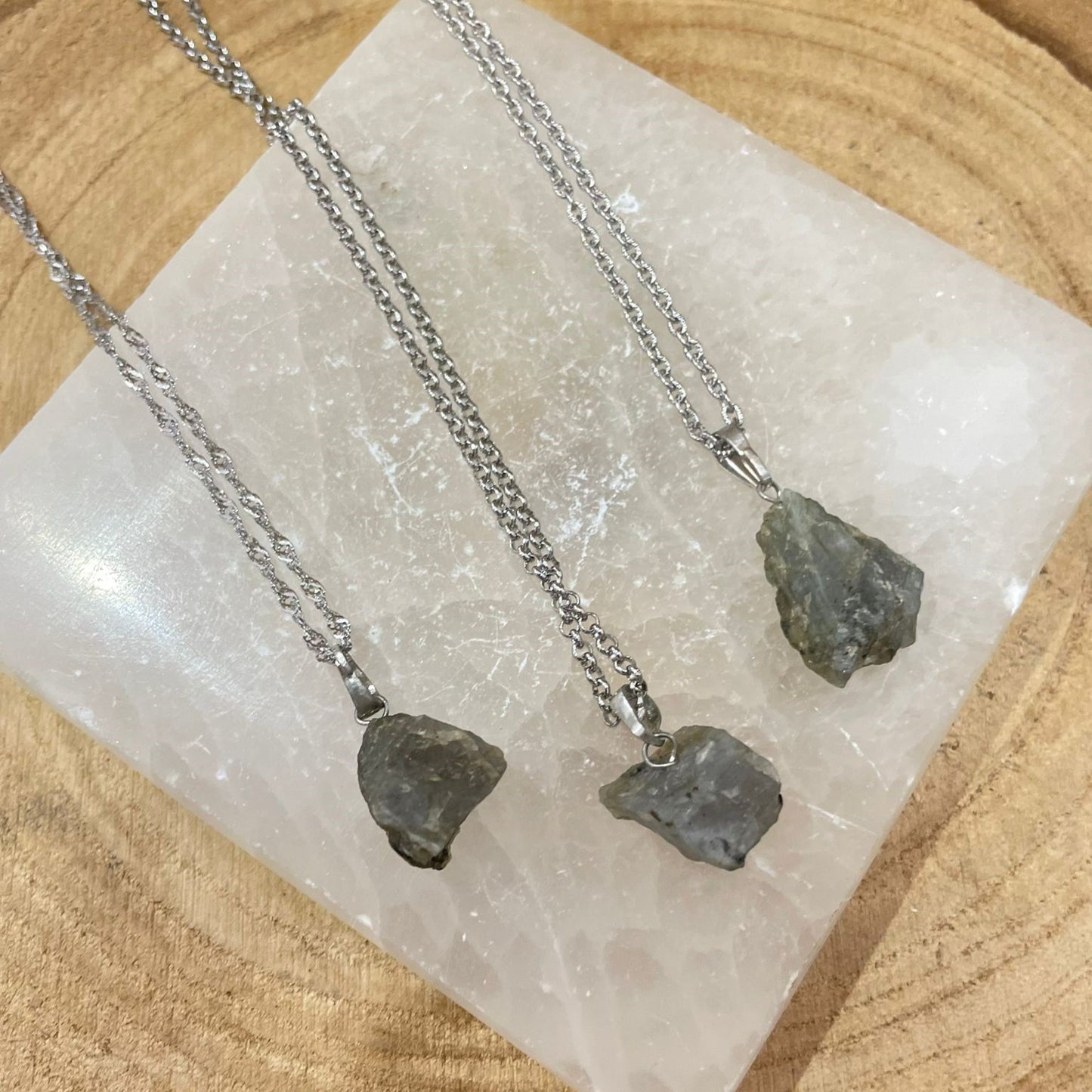 Fio de Labradorite (33cm) | formato em bruto