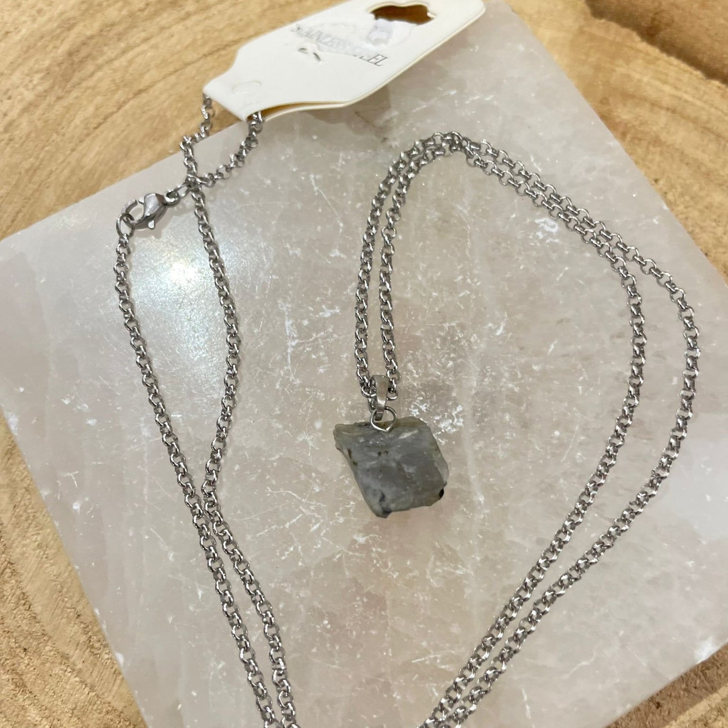 Fio de Labradorite (33cm) | formato em bruto