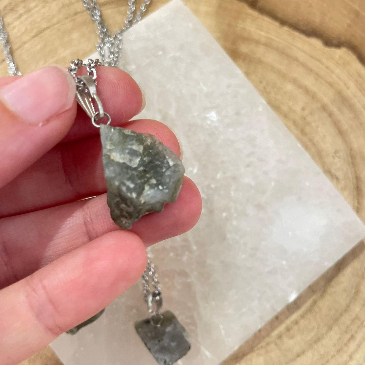 Fio de Labradorite (33cm) | formato em bruto